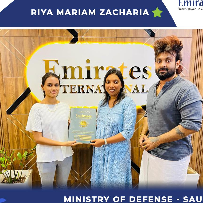 RIYA MARIAM ZACHARIA