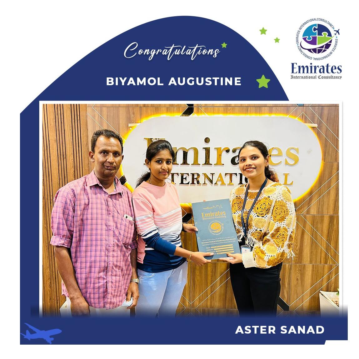 BIYAMOL AUGUSTINE